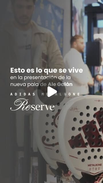 Presentación de la pala Adidas Metalbone Reserve de Ale Galán